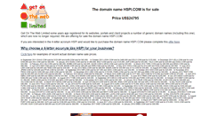 Desktop Screenshot of hspi.com