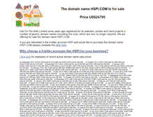 Tablet Screenshot of hspi.com
